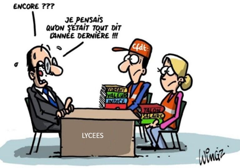 Formation Spécialisée Lycées (ex-CHSCT Lycées) du 6 mars 2026